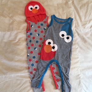 Sesame Street Rompers